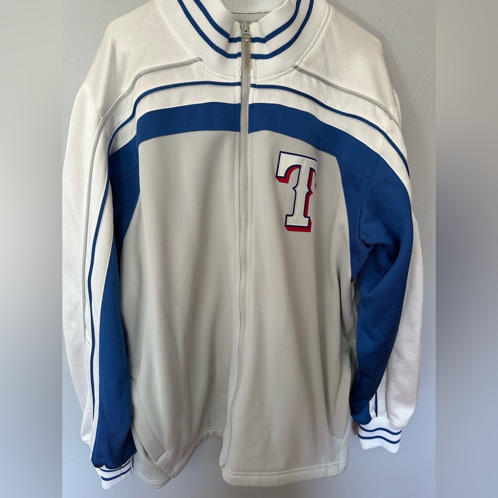 Men's Texas Rangers Starter Full-Zip Track Jacket